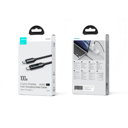 Braided USB Data Cable with Display for Laptop & Phones